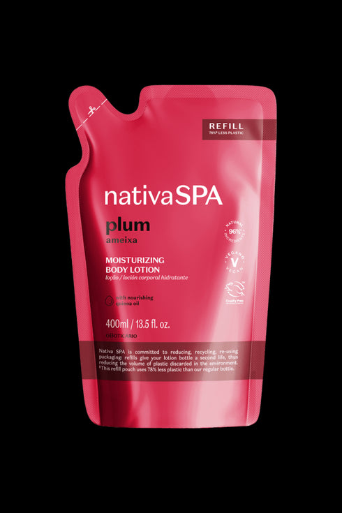 Loção Corporal Hidratante Ameixa NSPA Sachê 400ml
